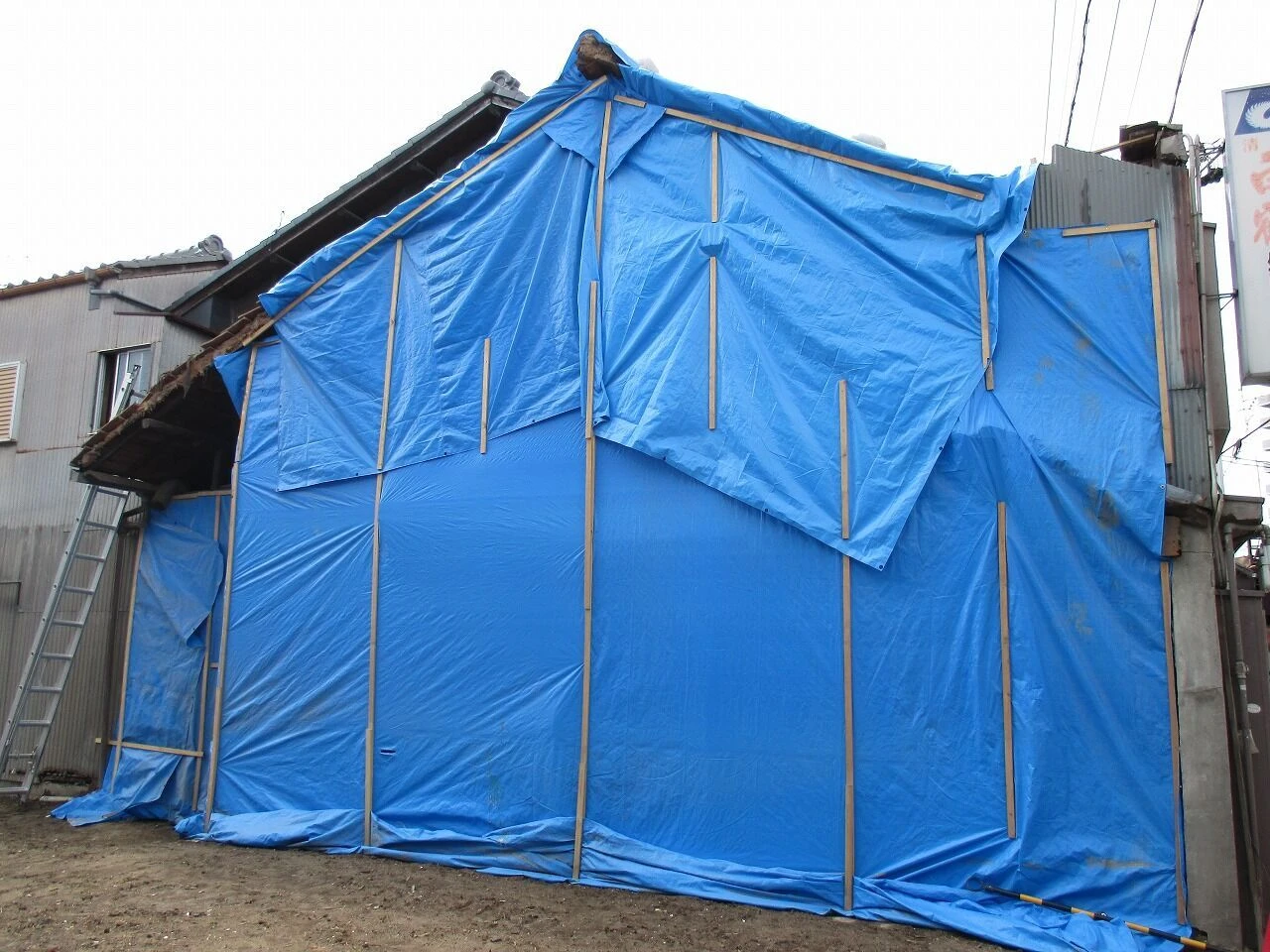画像6860：木造・隣地解体後案件
