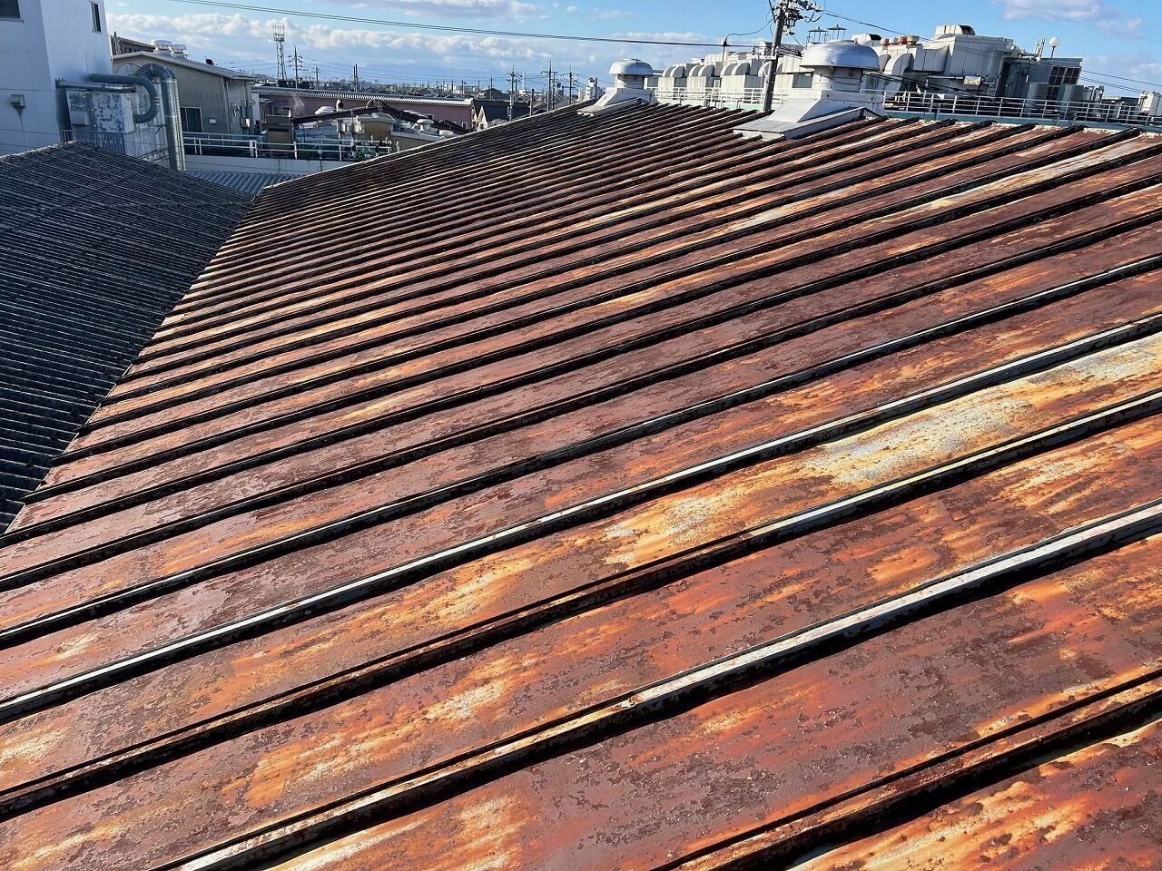 画像6866：屋根三晃式瓦棒改修
