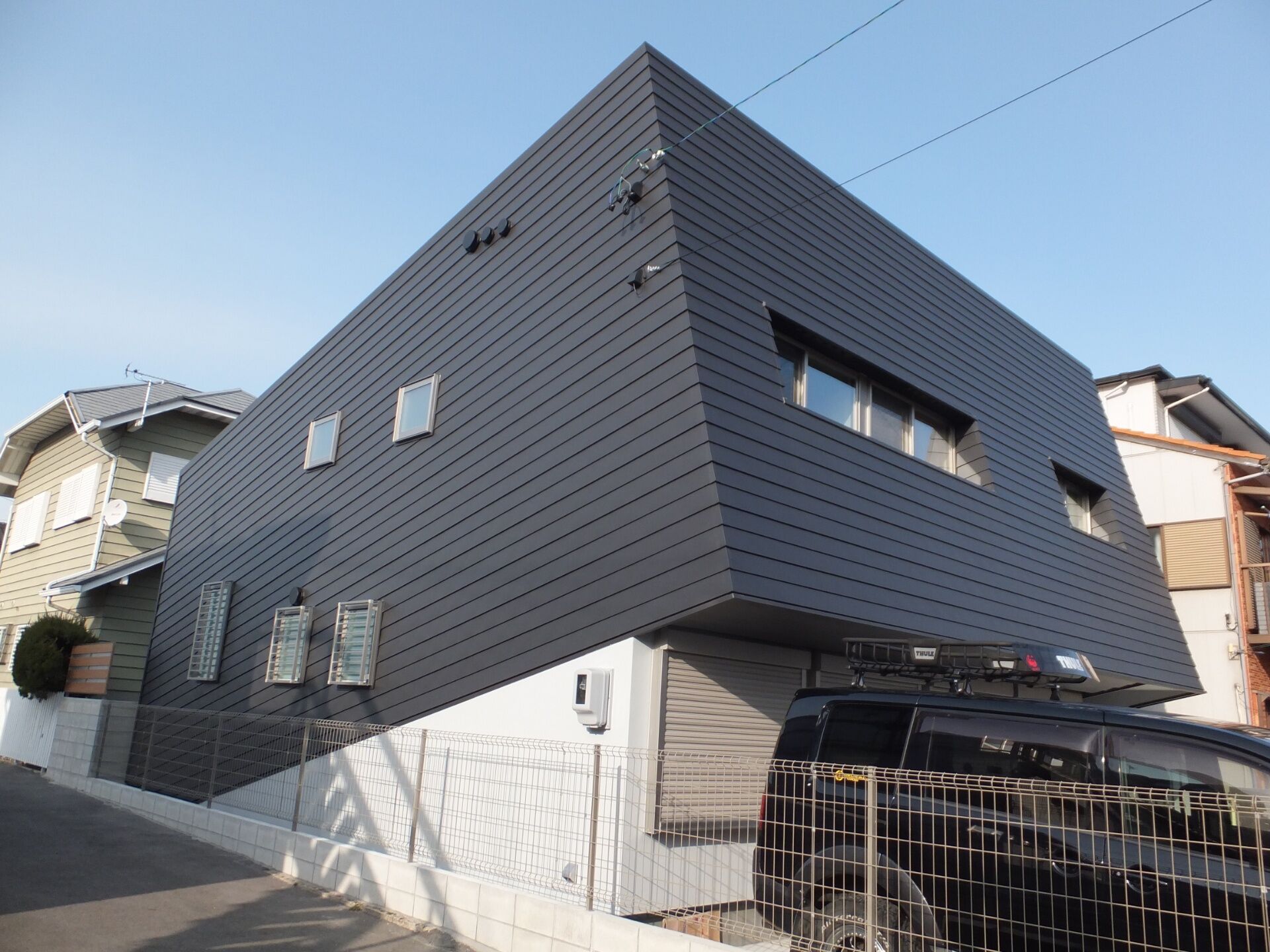 新築・住宅屋根瓦棒竪ハゼ工事